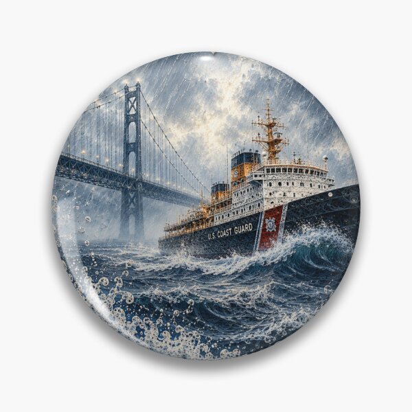 Item preview, Bridge in the Storm | Coast Guard Icebreaker designed and sold by 1Vision Design.