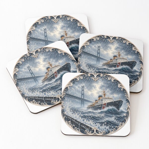 Item preview, Bridge in the Storm | Coast Guard Icebreaker designed and sold by 1Vision Design.