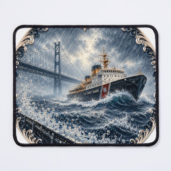 Item preview, Bridge in the Storm | Coast Guard Icebreaker designed and sold by 1Vision Design.