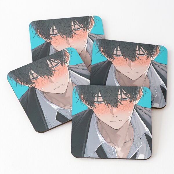 Item preview, Embarrassed Anime Man in Loosened Suit and Tie designed and sold by Sergii Davydenko.