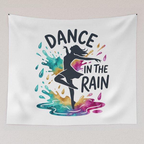 Item preview, Dance in the rain designed and sold by FreshArtFusion.