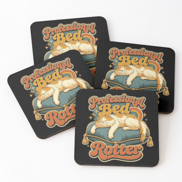 Item preview, Professional Bed Rotter Cat Funny Lazy Day Graphic designed and sold by Cat Meme Fund.