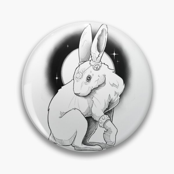 Item preview, Lunar rabbit with the arcane sign designed and sold by Djangle.