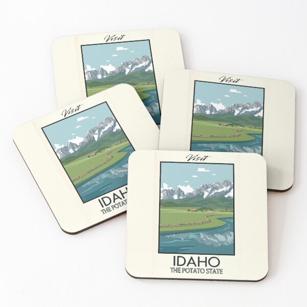 Item preview, Idaho Scenic Vintage Style Travel Advert designed and sold by Dimensionality.