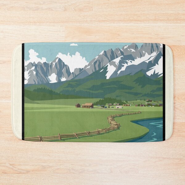 Item preview, Idaho Scenic Vintage Style Travel Advert designed and sold by Dimensionality.