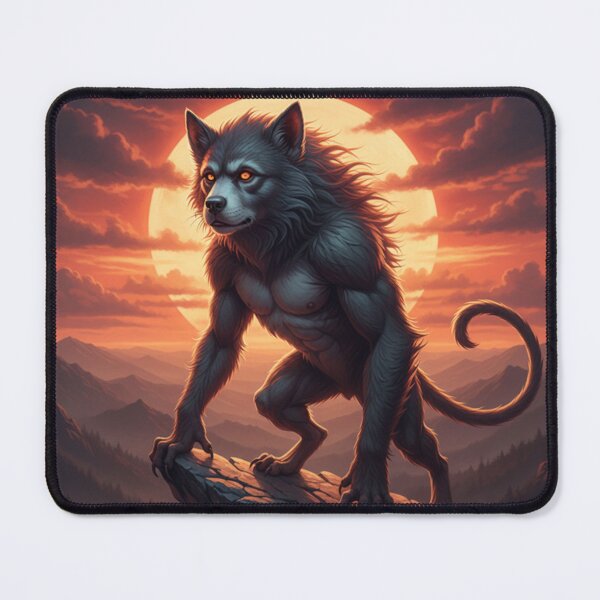 Item preview, Guardian of the Burning Peaks — Werewolf at Twilight designed and sold by TreatLLC.
