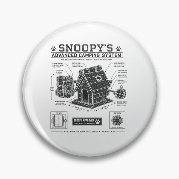 Item preview, Blueprint Snoopy Camping System designed and sold by teemix.