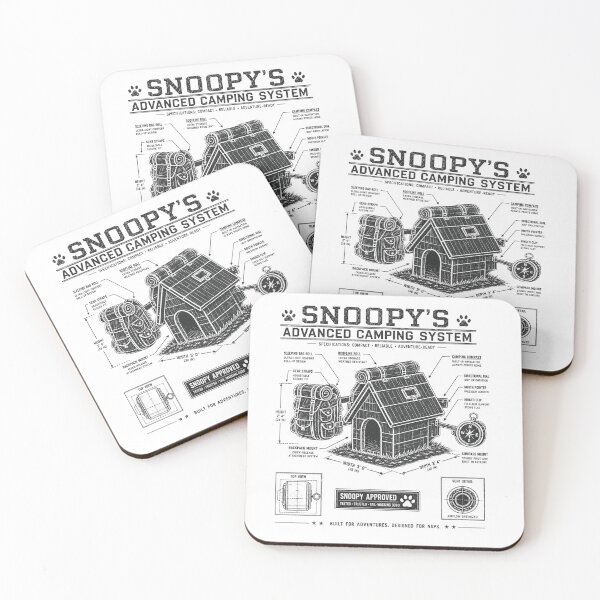 Item preview, Blueprint Snoopy Camping System designed and sold by teemix.