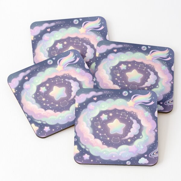 Item preview, Dreamy Pastel Cosmic Swirl Cloud Spiral Celestial Sky Fantasy Illustration  designed and sold by MoqunaDesign.