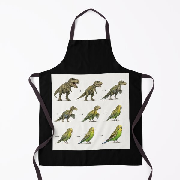 Item preview, From T-Rex to Budgie – Evolution Got Adorable designed and sold by LegademaArt.