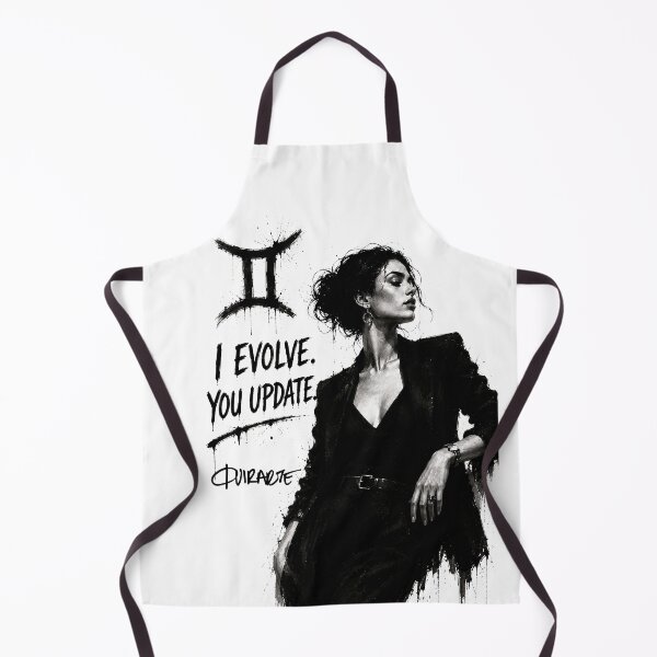 Item preview, Gemini Zodiac Sign I Evolve You Update Ink Fashion Art designed and sold by ferquirarte.