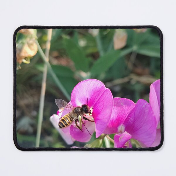 Item preview, Bee and Pink Sweet Peas designed and sold by SCTBUFFALOPHOTO.