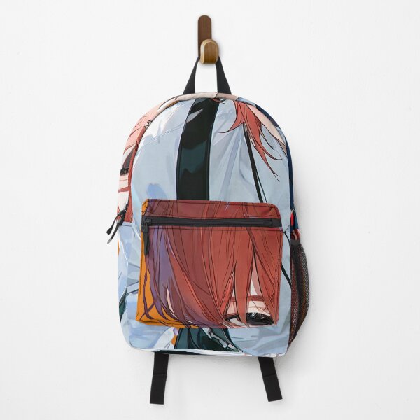 Item preview, Charming Red-Haired Anime Boy in Suspenders Looking Up designed and sold by Sergii Davydenko.