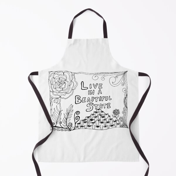 Item preview, Live in a Beautiful State designed and sold by Artfull Wunders.