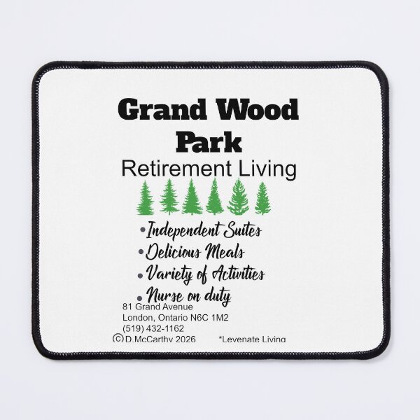 Item preview, Grand Wood Park - Retirement Living designed and sold by wordsonly.