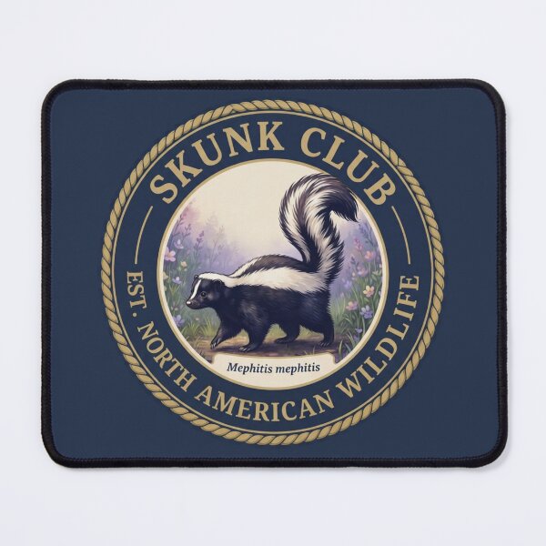 Item preview, Skunk Club Vintage Badge North American Wildlife designed and sold by CalmCapy Co.