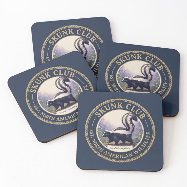 Item preview, Skunk Club Vintage Badge North American Wildlife designed and sold by CalmCapy Co.