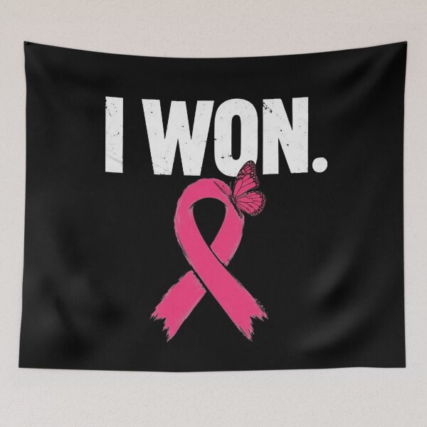 Item preview, Breast Cancer Survivor I Won Pink Ribbon Butterfly Women designed and sold by clothesy7.
