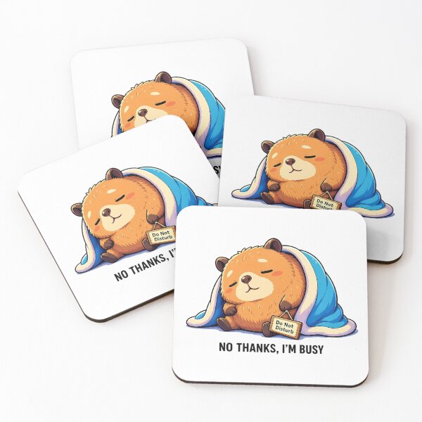 Item preview, Funny Chill Capybara No Thanks Im Busy Introvert Gift Tee designed and sold by crazyhome.