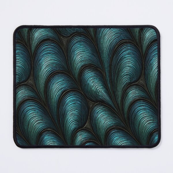 Item preview, Teal Peacock Feather Embossed Texture designed and sold by Piotrek0001.