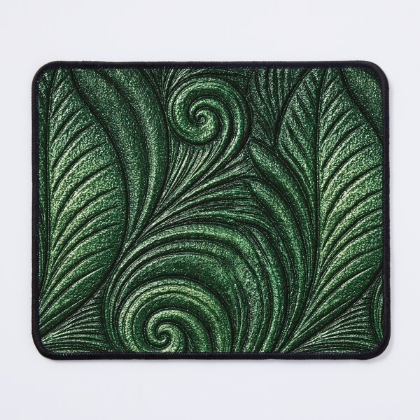 Item preview, Emerald Leaf Texture Embossed Art designed and sold by Piotrek0001.