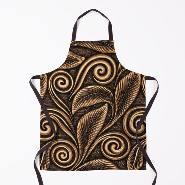Item preview, Golden Autumn Leaf Relief Ornament designed and sold by Piotrek0001.