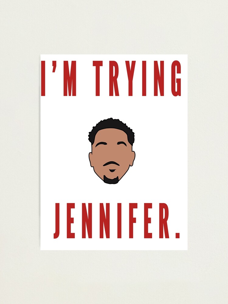 I'm Trying Jennifer Basketball Tshirt Cj I'm Trying Jennifer Basketball Tshirt Cj