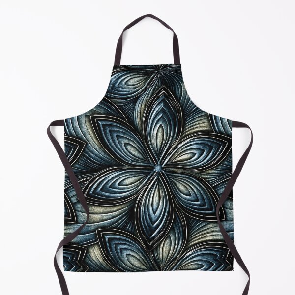 Item preview, Slate Blue Floral Leaf Relief designed and sold by Piotrek0001.