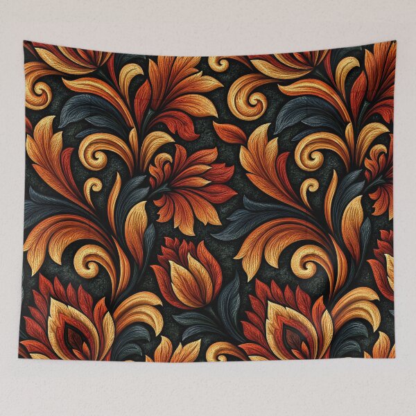 Item preview, Vibrant Autumnal Bloom Embossed Texture designed and sold by Piotrek0001.