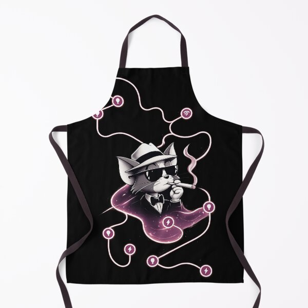 Item preview, Mafia Boss Cat Cyberpunk Neon Graphic designed and sold by Shakhbata-1.