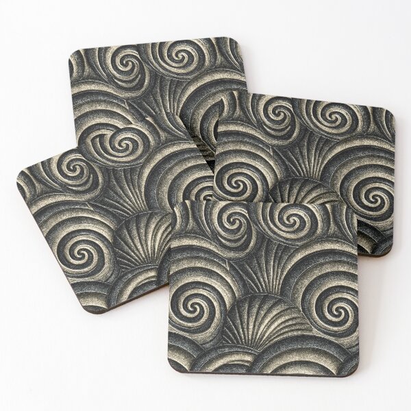 Item preview, Antique Bronze Shell Relief Texture designed and sold by Piotrek0001.