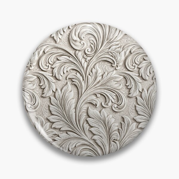 Item preview, Ivory Classic Damask Embossed Art designed and sold by Piotrek0001.