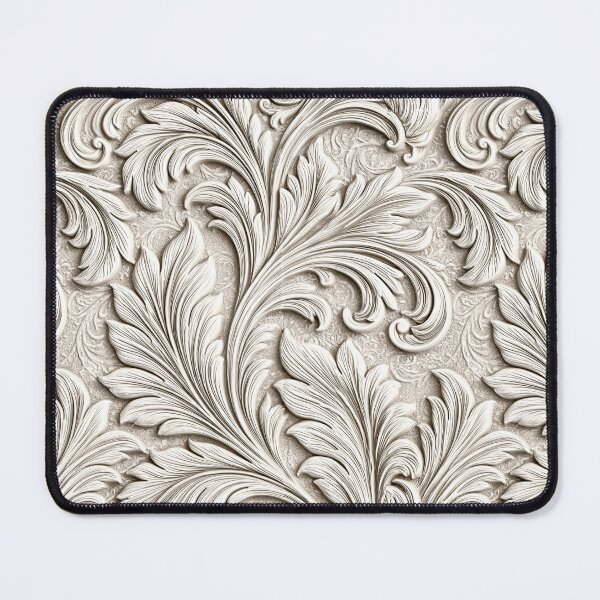 Item preview, Ivory Classic Damask Embossed Art designed and sold by Piotrek0001.