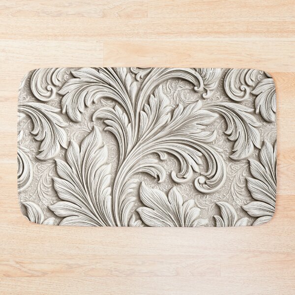 Item preview, Ivory Classic Damask Embossed Art designed and sold by Piotrek0001.