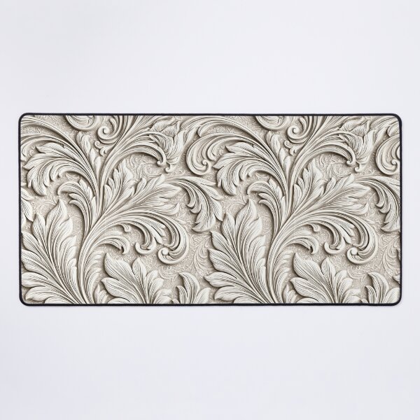 Item preview, Ivory Classic Damask Embossed Art designed and sold by Piotrek0001.
