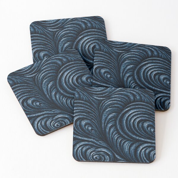 Item preview, Deep Navy Swirl Embossed Texture designed and sold by Piotrek0001.