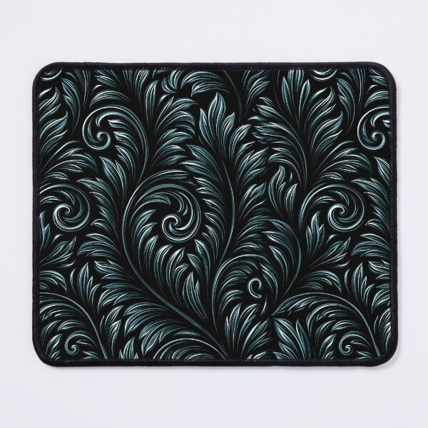 Item preview, Onyx Floral Brocade Relief Art designed and sold by Piotrek0001.