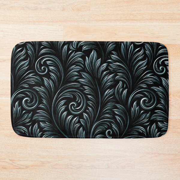Item preview, Onyx Floral Brocade Relief Art designed and sold by Piotrek0001.