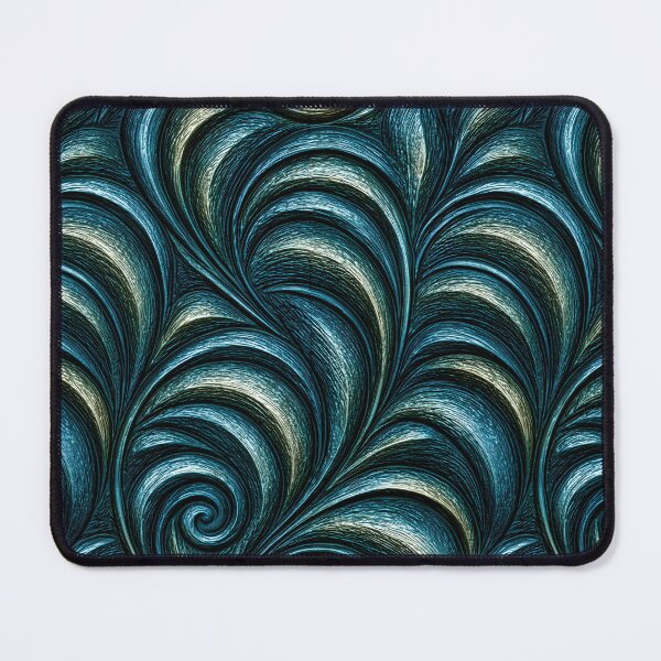 Item preview, Emerald Forest Swirl Embossed Pattern designed and sold by Piotrek0001.
