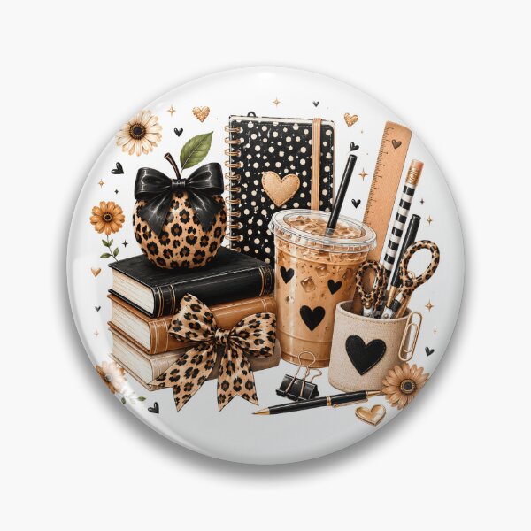 Item preview, Leopard Teacher Coffee Notebook School Supplies Graphic designed and sold by VGAfanatic.