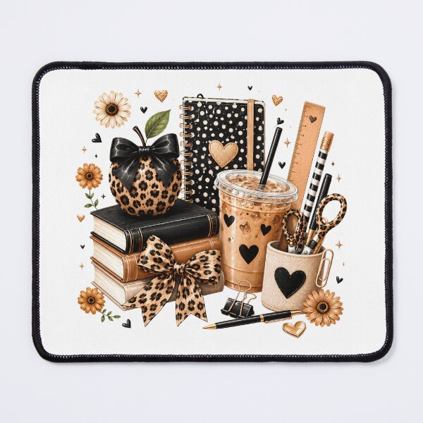 Item preview, Leopard Teacher Coffee Notebook School Supplies Graphic designed and sold by VGAfanatic.