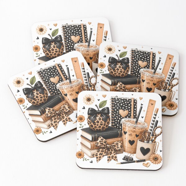Item preview, Leopard Teacher Coffee Notebook School Supplies Graphic designed and sold by VGAfanatic.