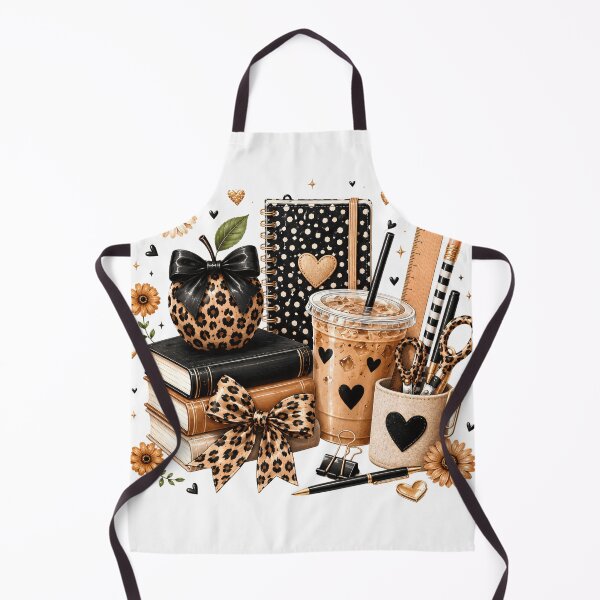 Item preview, Leopard Teacher Coffee Notebook School Supplies Graphic designed and sold by VGAfanatic.