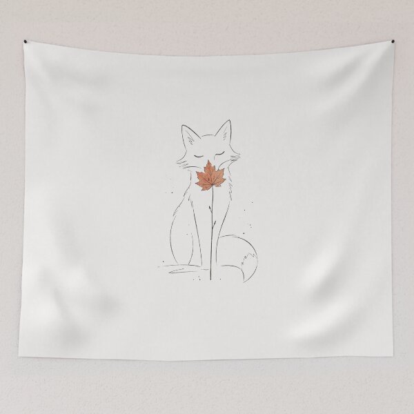 Item preview, Autumn Fox Maple Leaf designed and sold by Gbriel3.