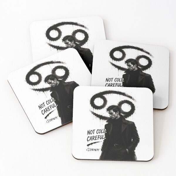 Item preview, Cancer Zodiac Sign Not Cold Careful Ink Fashion Art designed and sold by ferquirarte.