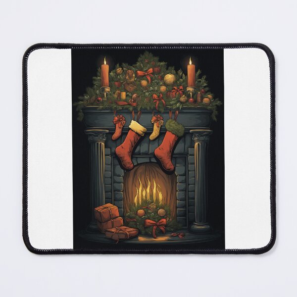 Item preview, Elegant Christmas Fireplace with Festive designed and sold by kennmasrtala13.
