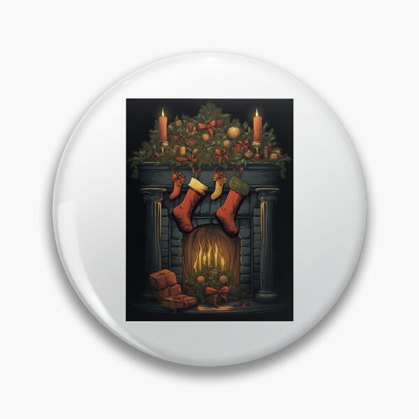 Item preview, Elegant Christmas Fireplace with Festive designed and sold by kennmasrtala13.