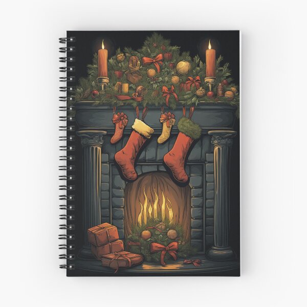 Item preview, Elegant Christmas Fireplace with Festive designed and sold by kennmasrtala13.