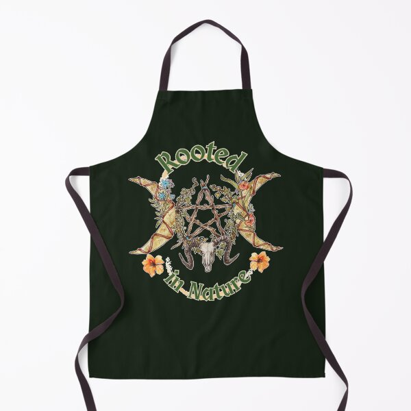 Item preview, Rooted in Nature Pentagram Moon Witchy Botanical Art designed and sold by esmavart.