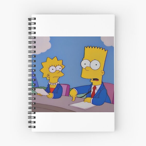 Item preview, Bart y Lisa Comentaristas Cartoon Sticker designed and sold by DohLab.